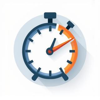 24/7 clock icon